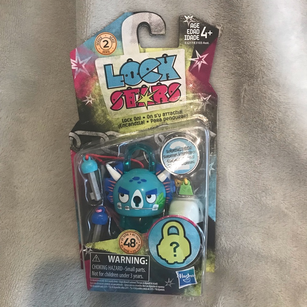 NIP Hasbro Lock Stars Series 2 Blue Monster